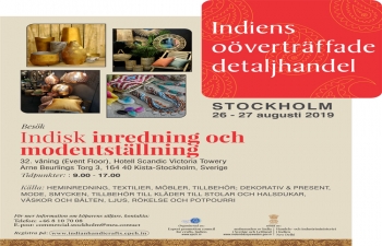 EPCH Handicrafts Exhibition & Buyer - Seller Meeting, Stockholm August 26 - 27, 2019.