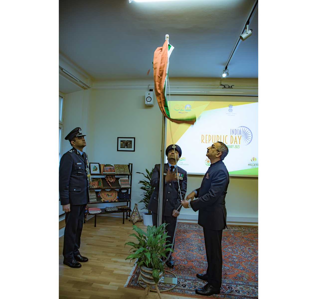 Republic Day - Flag Hoisting Ceremony - Events/Photo Gallery | Embassy ...