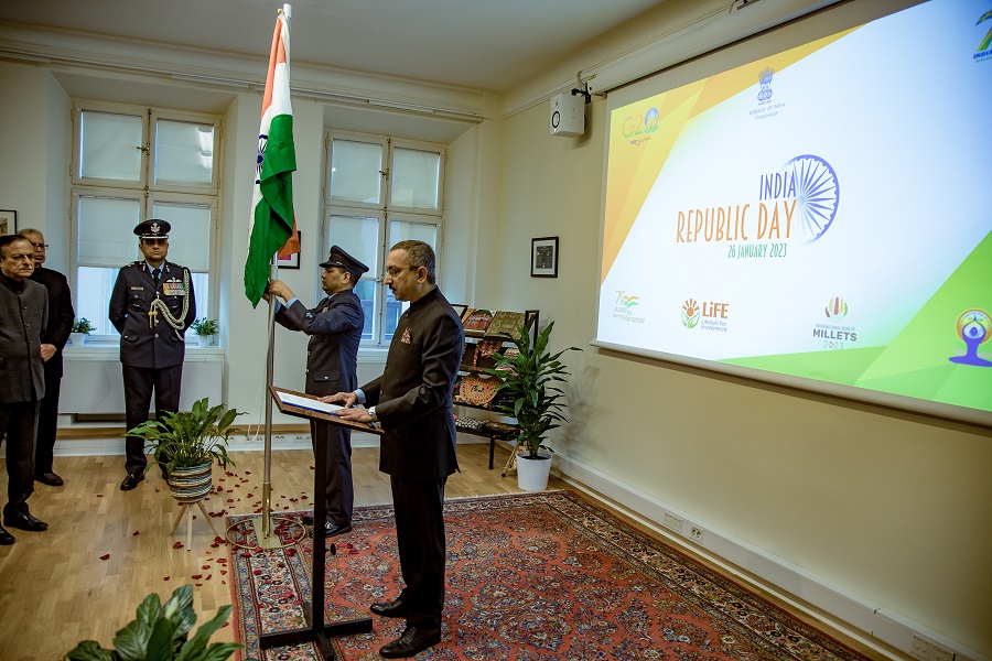 Republic Day - Flag Hoisting Ceremony - Events/Photo Gallery | Embassy ...