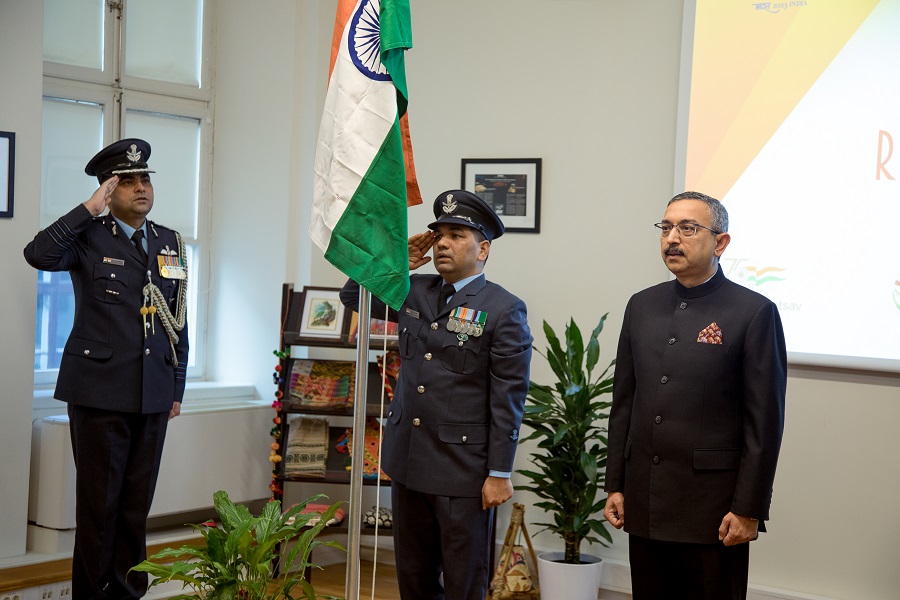 Republic Day - Flag Hoisting Ceremony - Events/Photo Gallery | Embassy ...