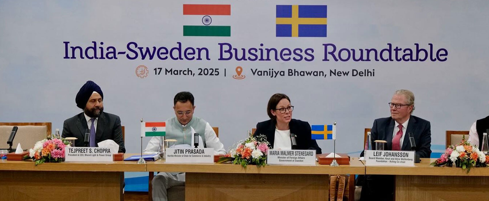 India Sweden Business Roundtable 2025