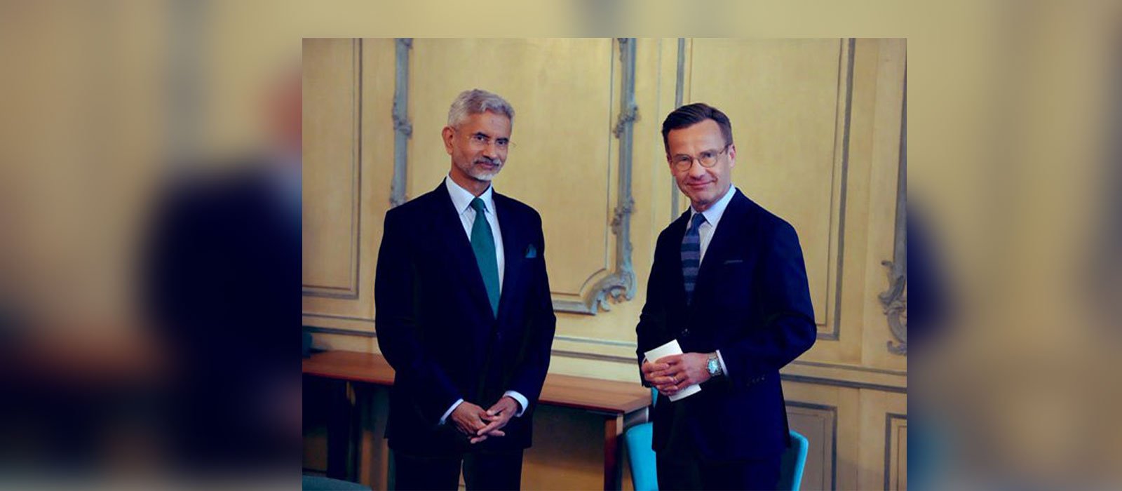 EAM Dr. Jaishankar calls on PM Kristersson Stockholm May 2023